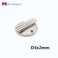 1000pcs 3x2mm magnet mini super strong magnet d3x2 round rare earth neodymium magnets 32mm high quality neodymium magnet dia3x2