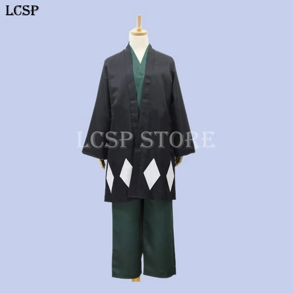 LCSP BLEACH Urahara Kisuke Role Cosplay Costume Japanese Anime Kimono Uniform Suit Outfit Clothes Cloak &amp Top Pants |