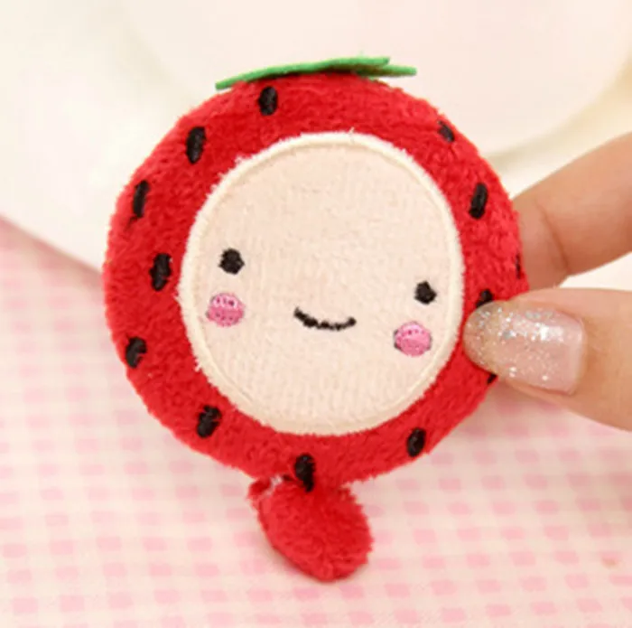 5 шт./20 шт. Мультяшные животные Плюшевые зеленые Мини выдвижные измерительные