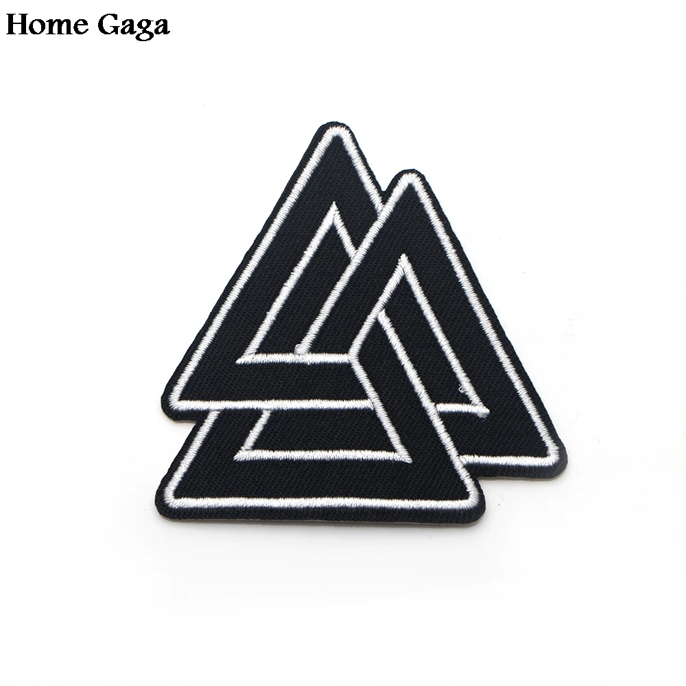 Homegaga символ викингов аппликация Патчи Наклейки в стиле панк швейная сумка Джерси одежда para куртка DIY значки железная футболка D0888