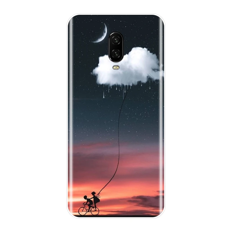 Мягкий силиконовый чехол для телефона OnePlus 6 6 T 5 5 T 3 3 T Star Moon Космос астронавт забавная крутая задняя крышка для One Plus 3 3 T 5 5 T 6 6 T
