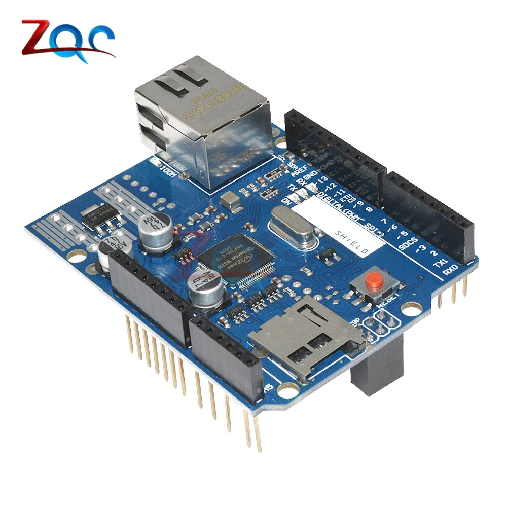 Lan Ethernet W5100 R3 Щит Модуль Micro-SD TCP/IP макетная плата сети для Arduino Duem Mega 2560 One |