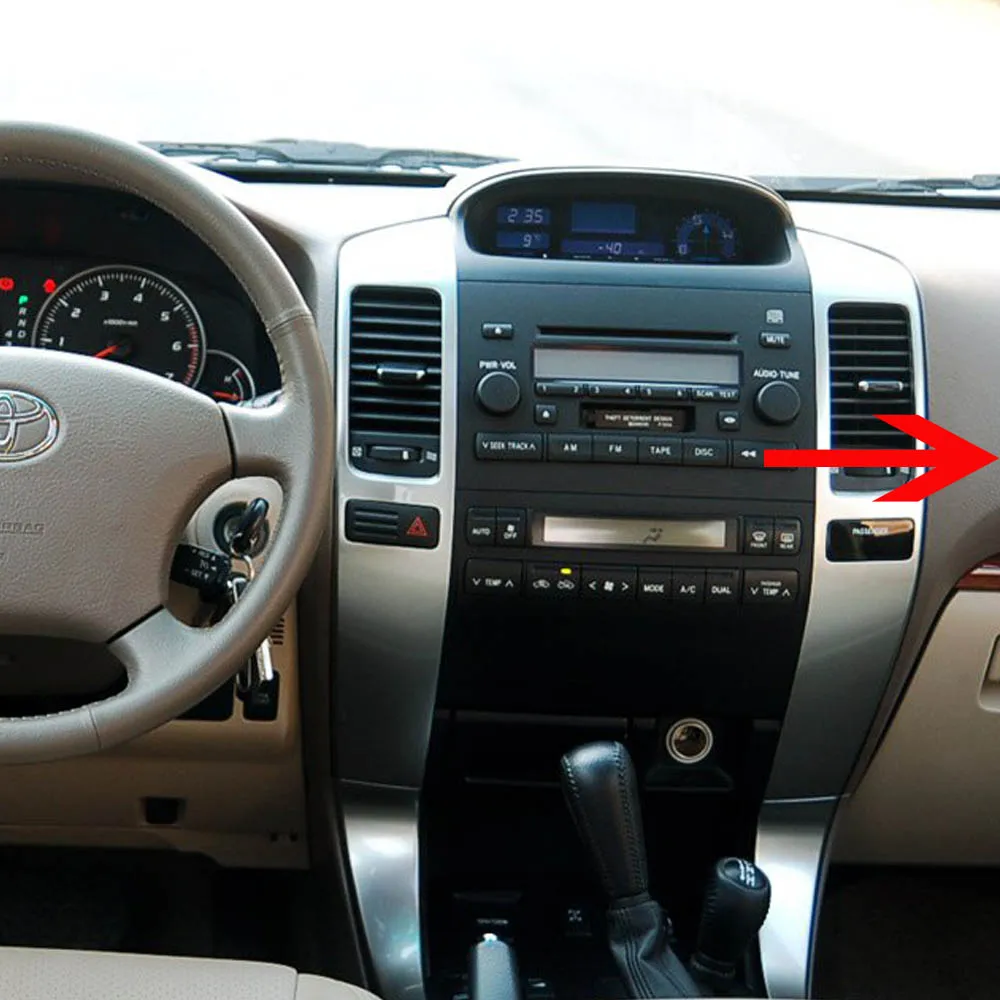 Четырехъядерный Android 7 1 автомобильный DVD мультимедийный плеер для Toyota Prado 120 Land