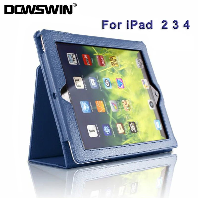 Ударопрочный чехол для ipad 2 3 4 умный из искусственной кожи A1395 с откидной