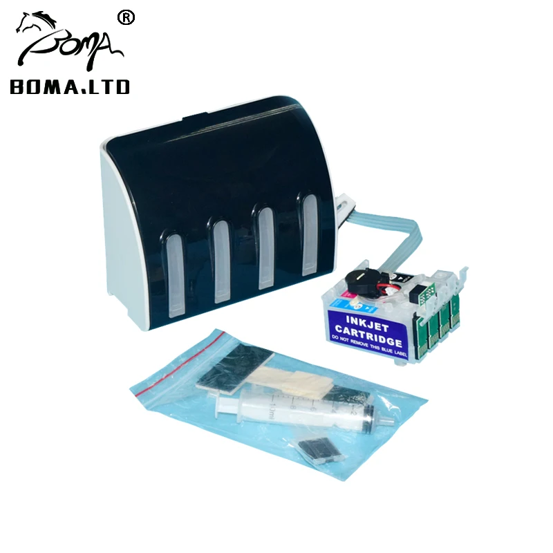 

BOMA. LTD 195 196 197 чернила ciss для epson XP-211 XP211 XP 211 411 204 XP411 XP-204 XP204 XP 401 104 201 101 струйный принтер картридж