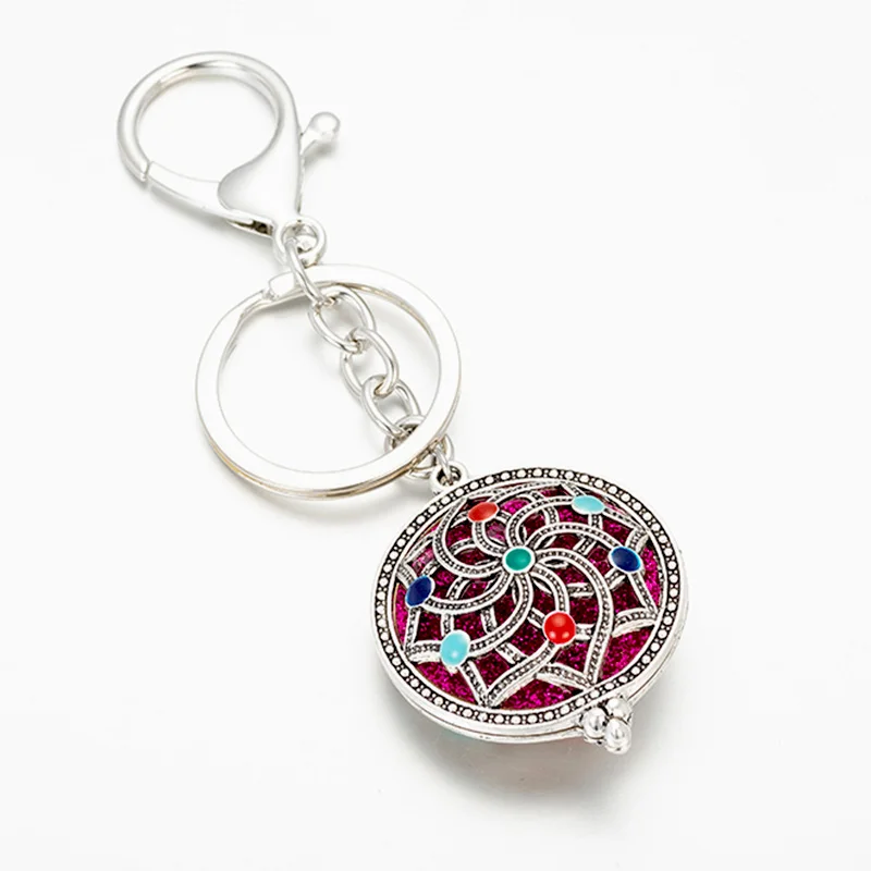 Ювелирные изделия с диффузором из нержавеющей стали 30 мм Ароматные Духи брелок