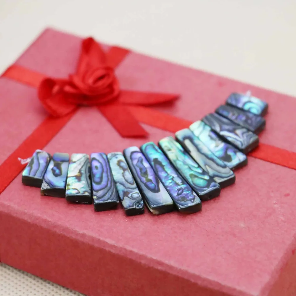 Короткое ожерелье с лестницей 13 частей подвеска из белого натурального морского