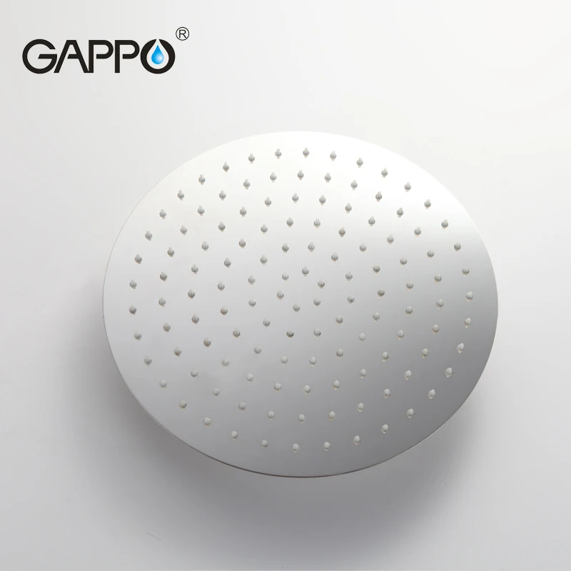Gappo 300*300 мм большой круглый тонкий смеситель для душа из нержавеющей стали 304