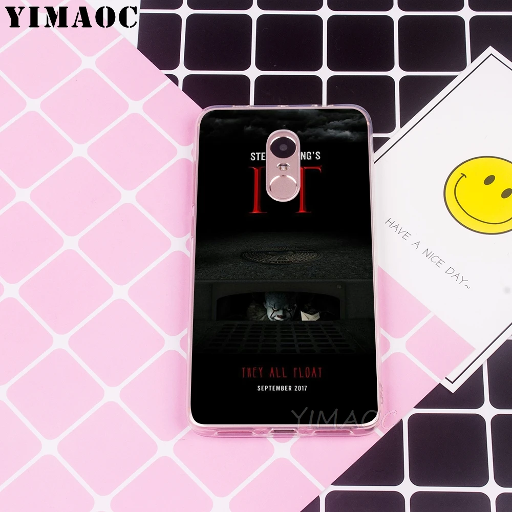 YIMAOC Stephen King s ItSoft TPU чехол для Xiaomi Redmi 6 4X 5A 4A S2 Note 4 5 Pro Plus Mi 8 9 SE A2 A1 MiX 2S MAX 3 |
