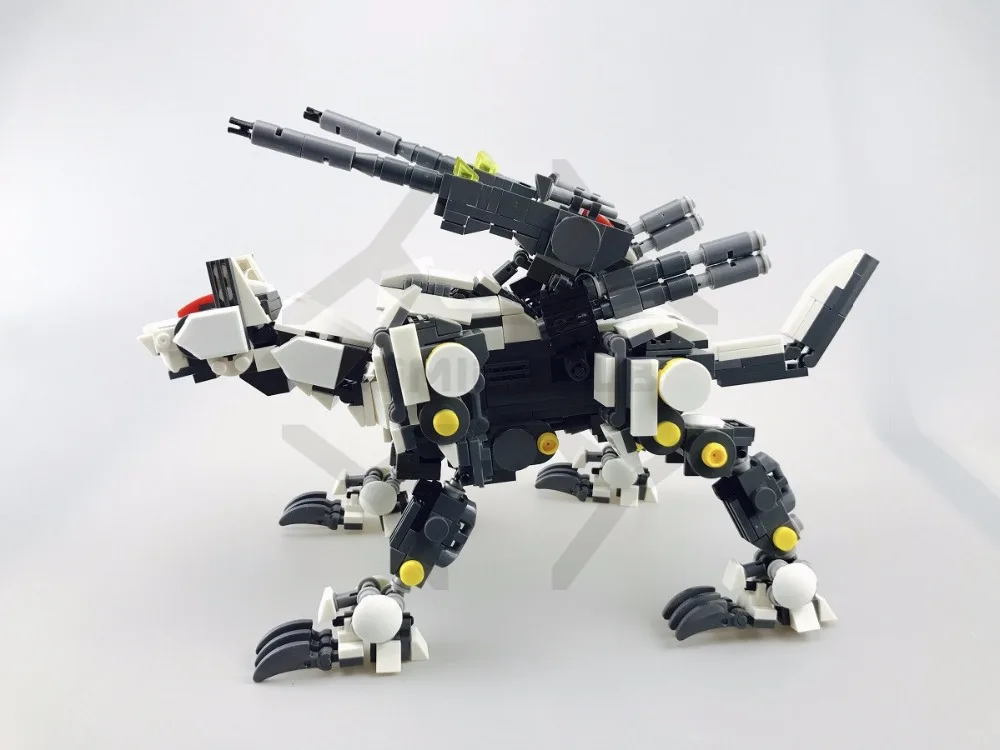 Конструктор MOC из комиксного клуба в наличии робот белый волк оригинальная экшн