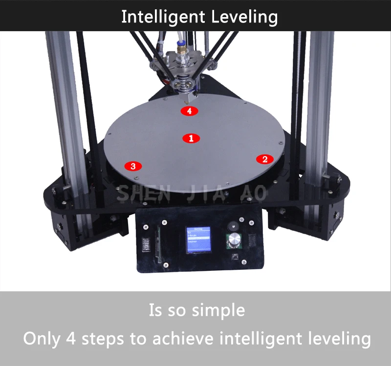 Diy 3D принтер ЖК-дисплей Экран T1 3D печатная машина 180*320 мм Металл autoLevel connection 100-240 v 1 шт