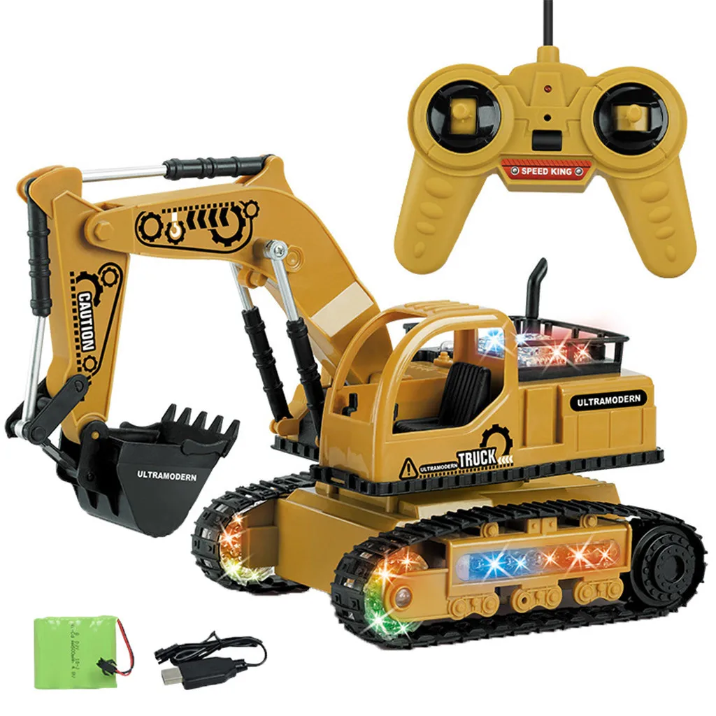 Transer 2019 лучший экскаватор 1:24 RC 4 канальный трактор грузовик Автомобиль 2 4G пульт