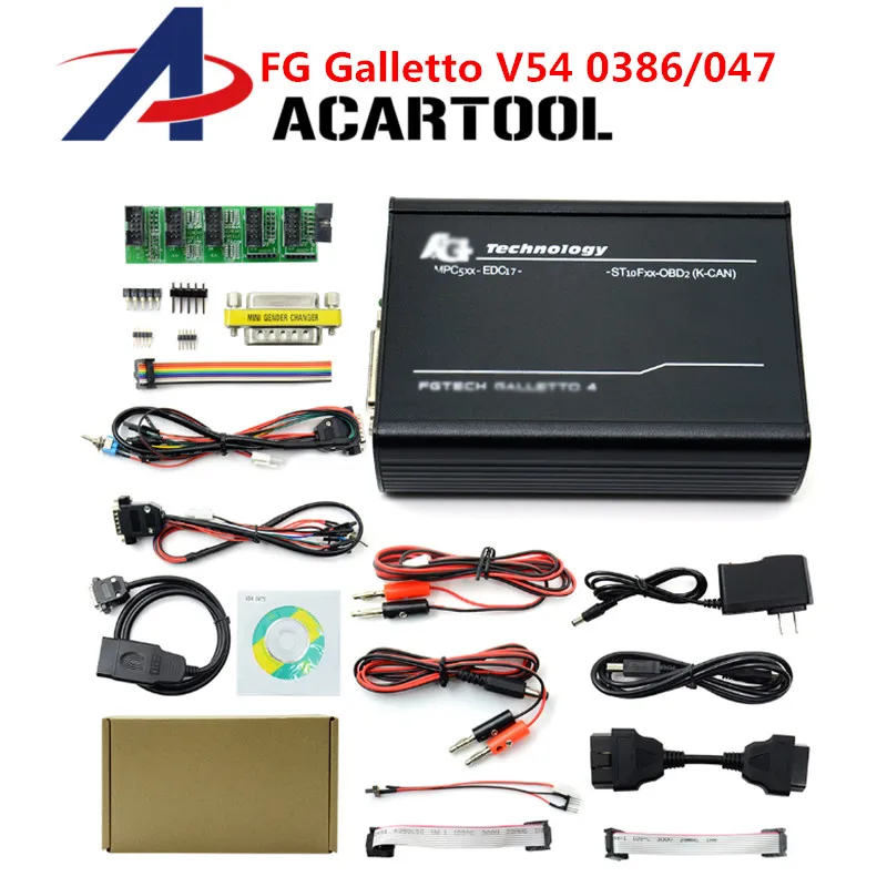 Fgtech Galletto 4 Мастер v54 FG Tech Master FGTech BS Поддержка функция BDM v0475 v0386|Диагностические