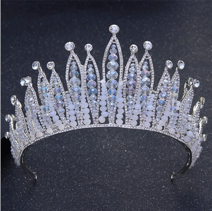 Marca de Alta-grade Grande Tiara Cristal Big Crown Joias Cabelo da Mulher Strass Casamento аксессуары для волос |