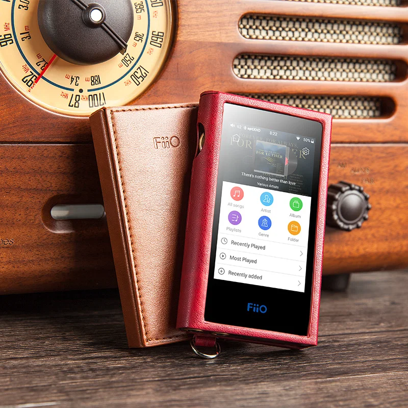 Кожаный чехол FiiO SK-M9 для музыкального плеера M9 красного цвета | Электроника