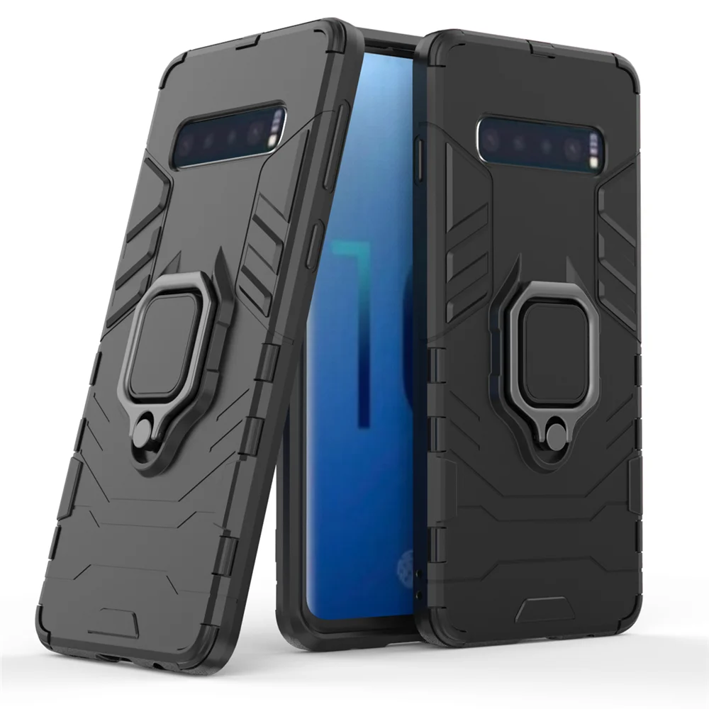 Ударопрочный жесткий защитный чехол для Samsung Galaxy S10E S10 S9 S8 Plus гибридный двойной
