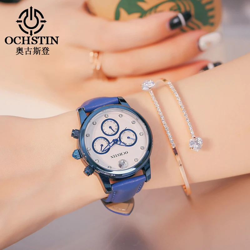 OCHSTIN Мода 2019 женские кварцевые часы для женщин наручные класса люкс от известного