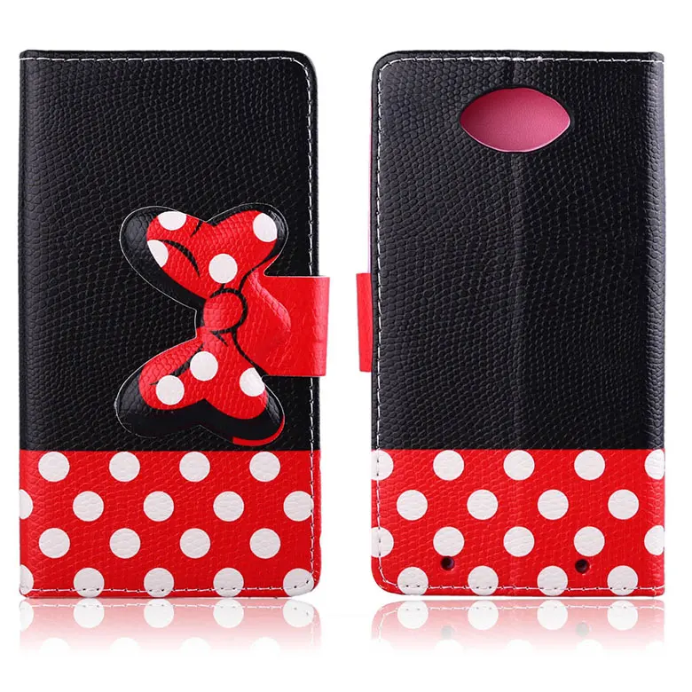 bow knot TPU Leather Maganetic buckle stand card slot Case for Motorola Moto XT1254 protective cover skin |