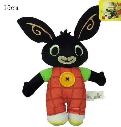 Мягкие Дети Bing кролик плюшевые игрушки Bing Flop Sula Pando Hoppity Voosh Konijn Мягкие плюшевые Bing куклы подарки на день рождения игрушки - Цвет: 15cm A