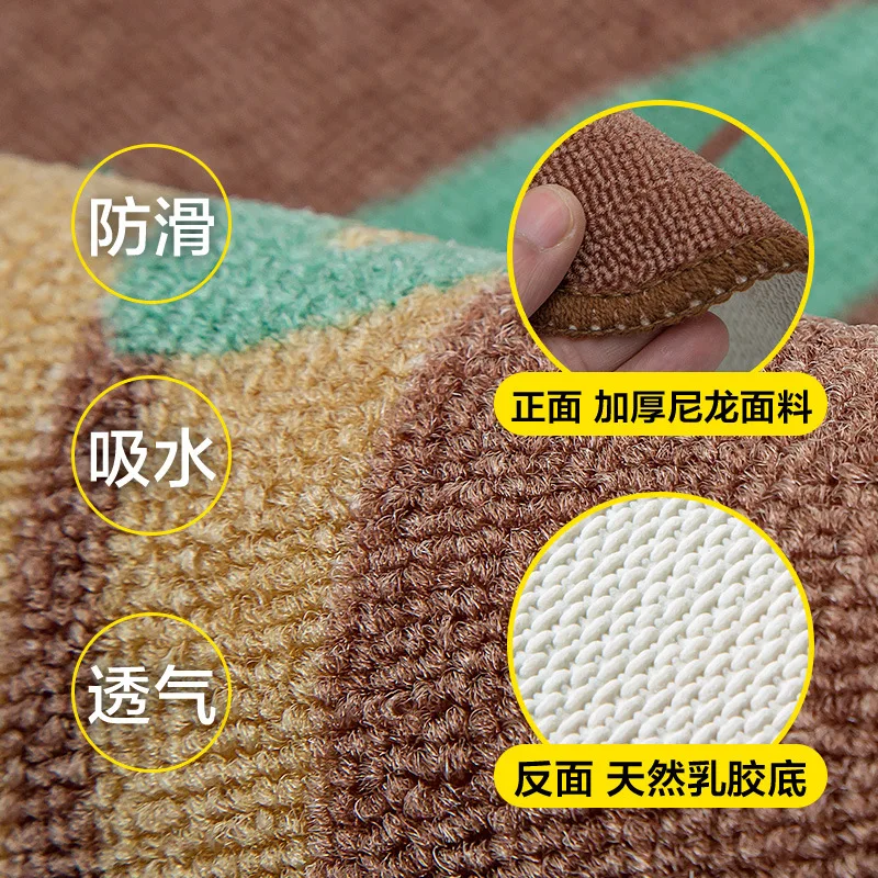 

LOUTASI Modern Kitchen Mat Cheaper Anti-slip Area Rugs Living Room Balcony Bathroom Carpet Doormat Bath Mats Bedroom Tapete