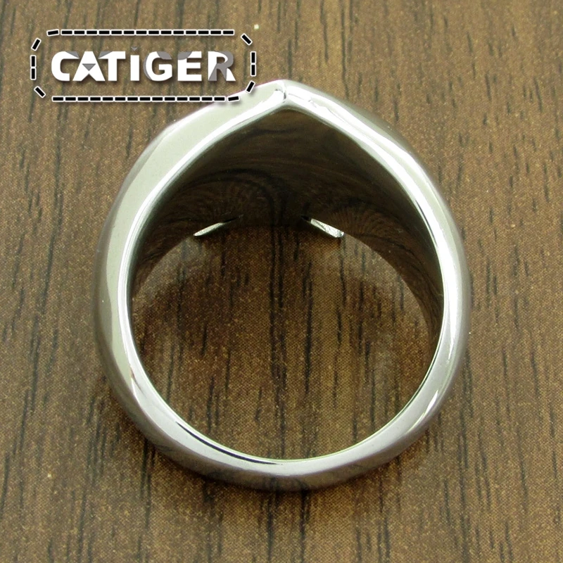 Free Shipping Gothic Spades Lucky Ring For Man And Woman High Quality 316L Stainless Steel Enamel Painting No Fade Jewelry | Украшения и