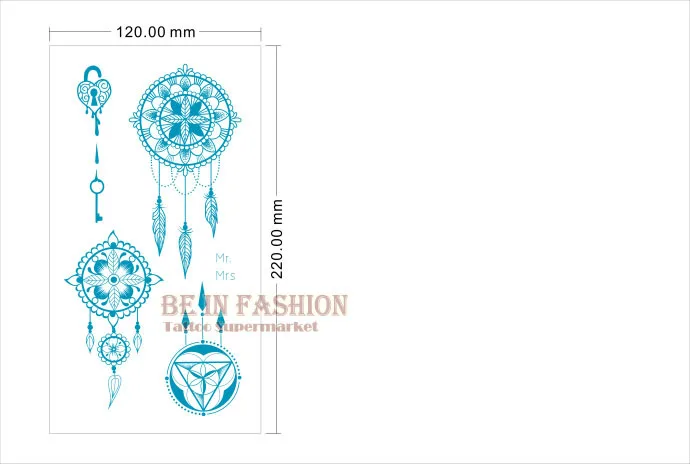 Блестящие светящиеся наклейки для татуировок один предмет светится в темноте