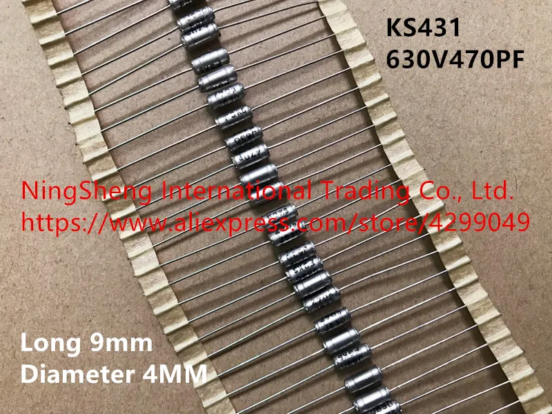 Оригинальный новый 100% KS431 серия 630V470PF Оловянная пленка Аксиальный обжимной