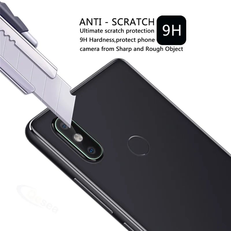 Qosea (3 PACK) For Xiaomi Redmi S3 Camera Lens Flim 9H Hardness Crystal Ultra-thin Clear Mi Note 7 Phone Tempered Glass film | Мобильные