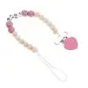 Pink Ребенок как Bling пустышка цепи для соски соска детская Bebe соска зажимы цепи держатель пустышки цепи для ребенка - Цвет: Pink