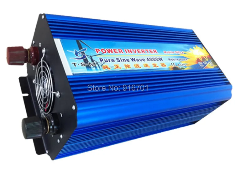 

Household digital display 4KW 4000W power inverter pure sine wave for home solar system