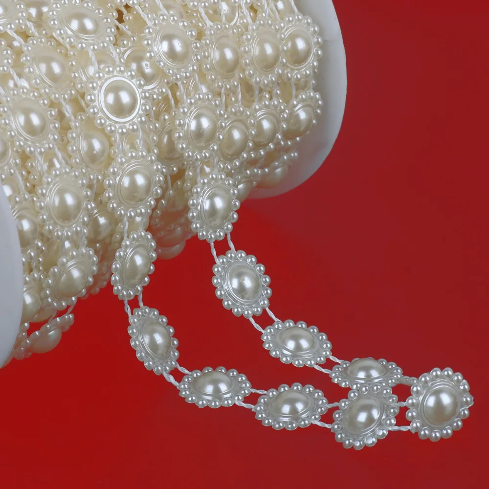 Искусственный Жемчужный бисер ABS квадратные шарики в форме розы и солнца