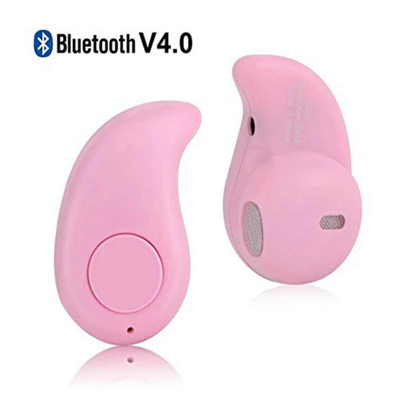 Мини беспроводные Bluetooth наушники в ухо Спорт с микрофоном гарнитура для всех