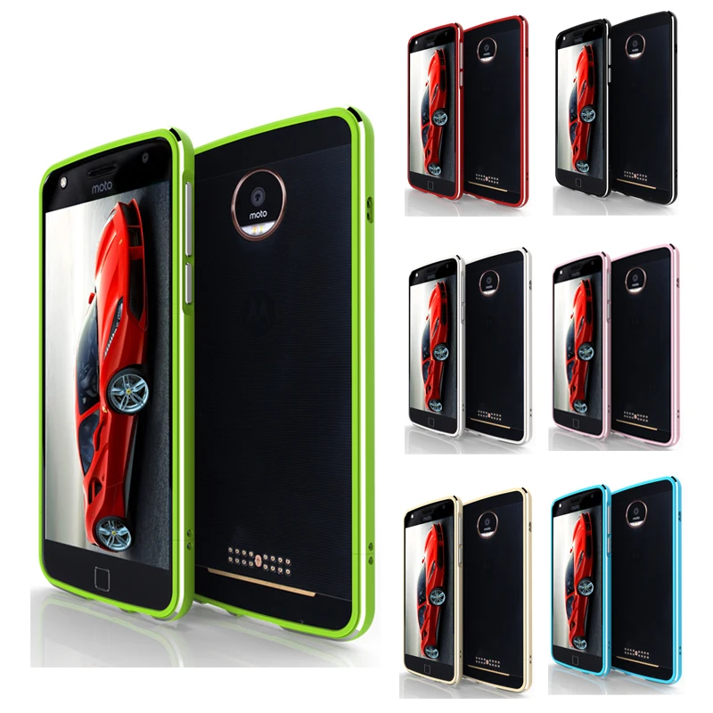 

For Motorola Moto Z XT1605 XT1065-5 5.5" Bumper Luxury Metal Aluminum Frame Case Cover for Motorola Moto Z XT1605 5.5inch Bumper