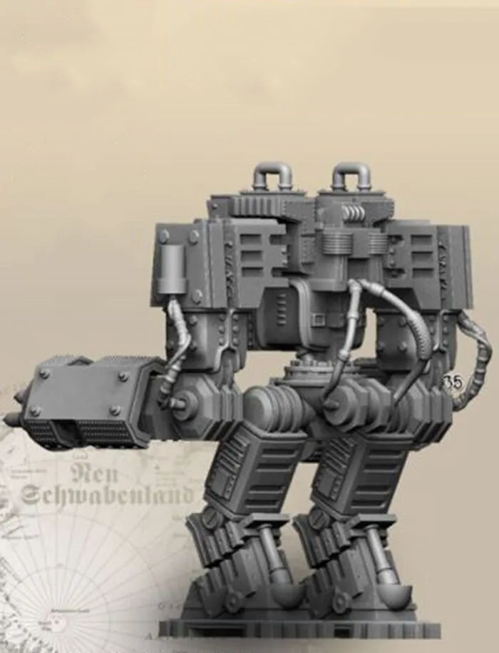 Масштаб 1/35 Неокрашенная фигурка из смолы коллекционная титана Heavy Guard | Игрушки и