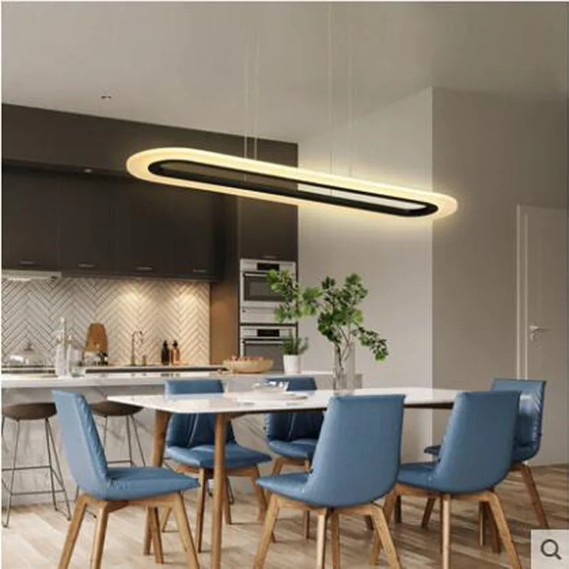 Led restaurant chandelier dining room table bar creative personality home Nordic small living led fixture | Лампы и освещение