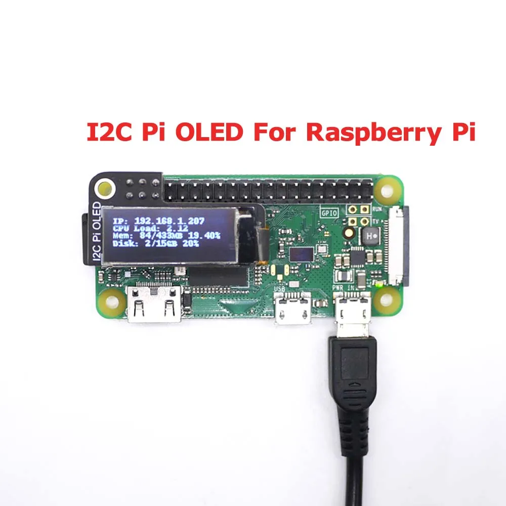 Raspberry pi I2C Pi OLED для zero/zero W/A +/B/2B/3B/3B +|Аксессуары демонстрационных стендов| |
