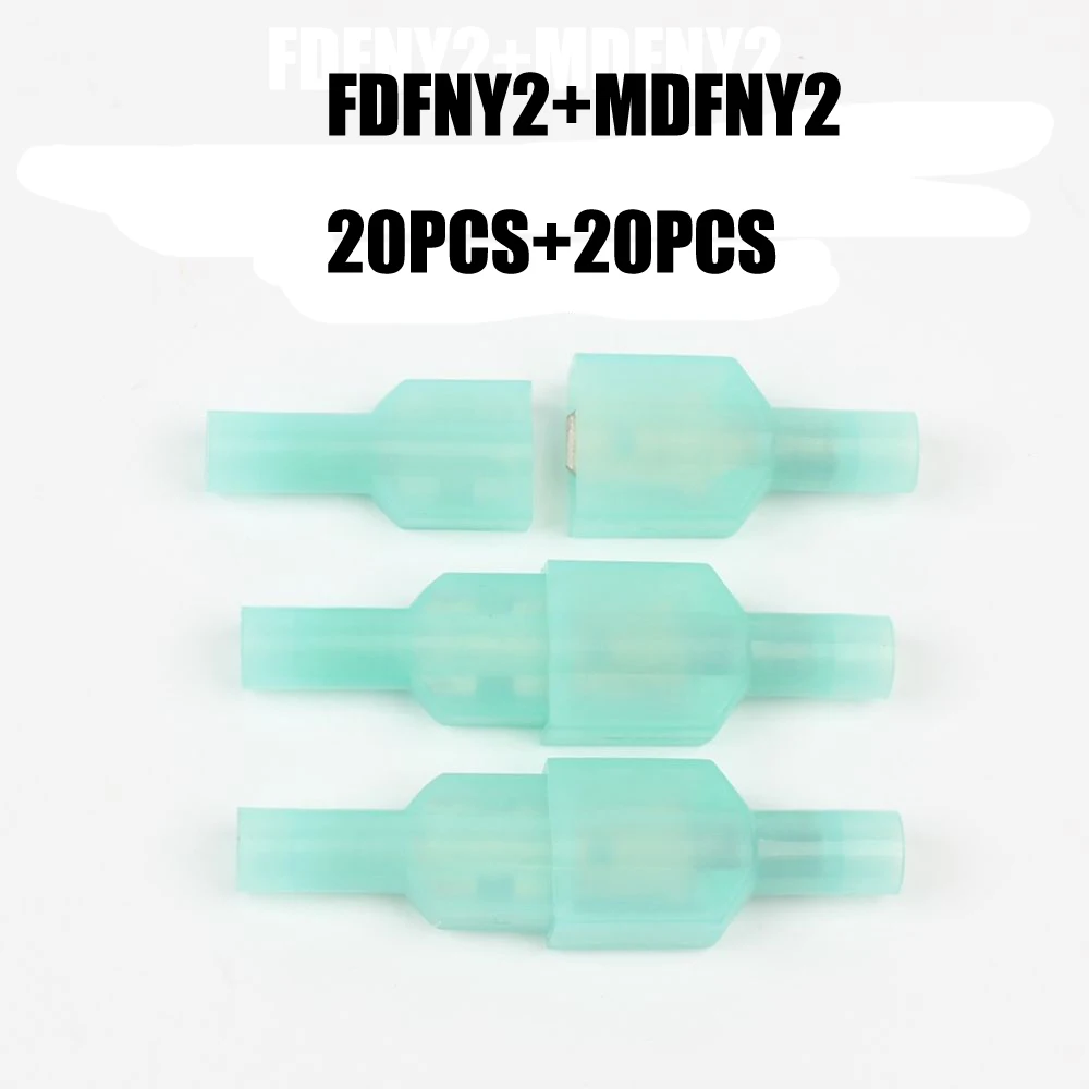 40 шт. FDFNY2 250 MDFNY2 нейлоновый латунный женский изолированный Соединительный