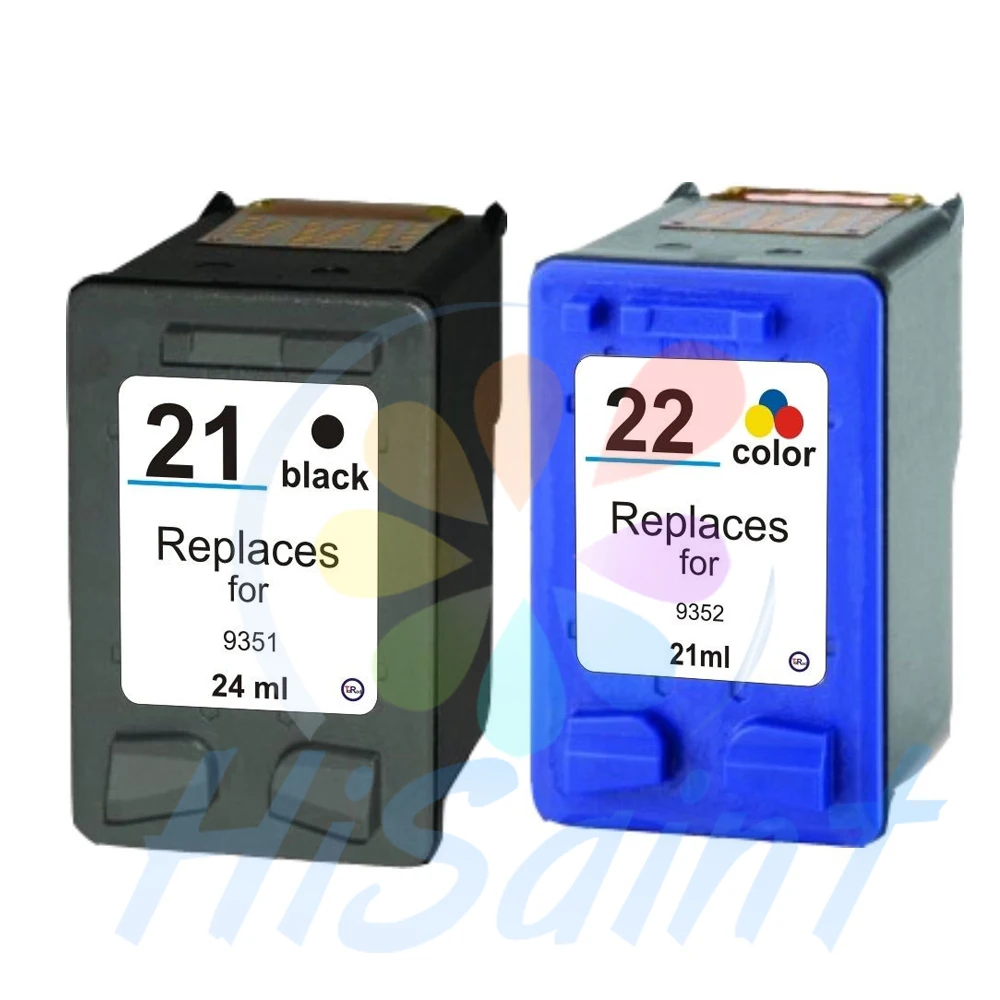 Чернила hisaint картриджи для HP 21 22 F380 F2100 F2110 F2240 F2280 F2250  F4100 3915 3920 D1530, картриджи для принтера HP 21 22 | Компьютеры и офис  | АлиЭкспресс