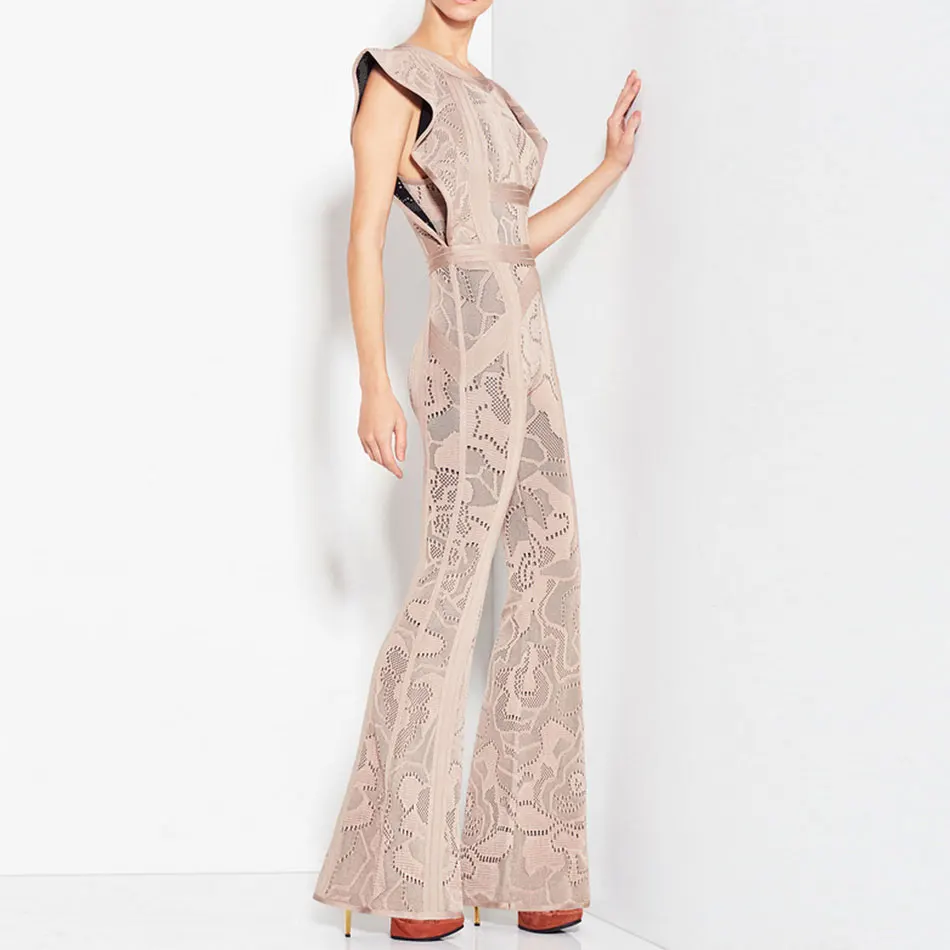 DressBird новейшие летние женские бандажные комбинезоны элегантные черные хаки