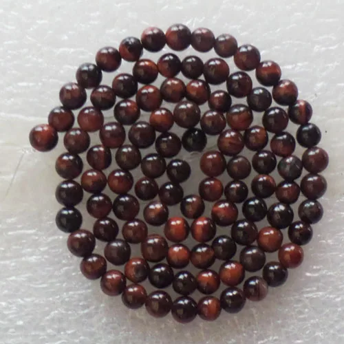 (1 нить/Лот) оптовая продажа натуральный красный камень тигровый глаз Круглый