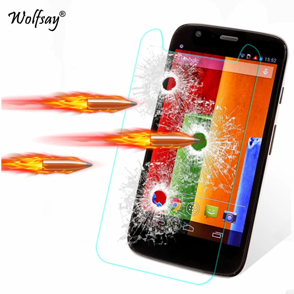 Wolfsay 2 шт. Стекло для Motorola Moto G Экран протектор Закаленное XT1032 Защитная пленка