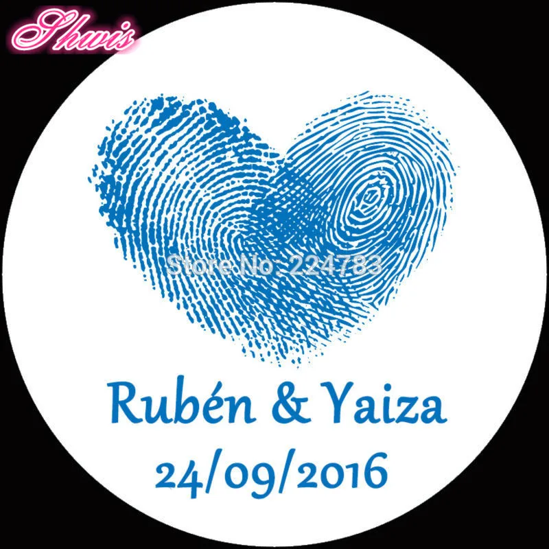 100 шт персонализированные бумажные наклейки для свадебного украшения подарочные