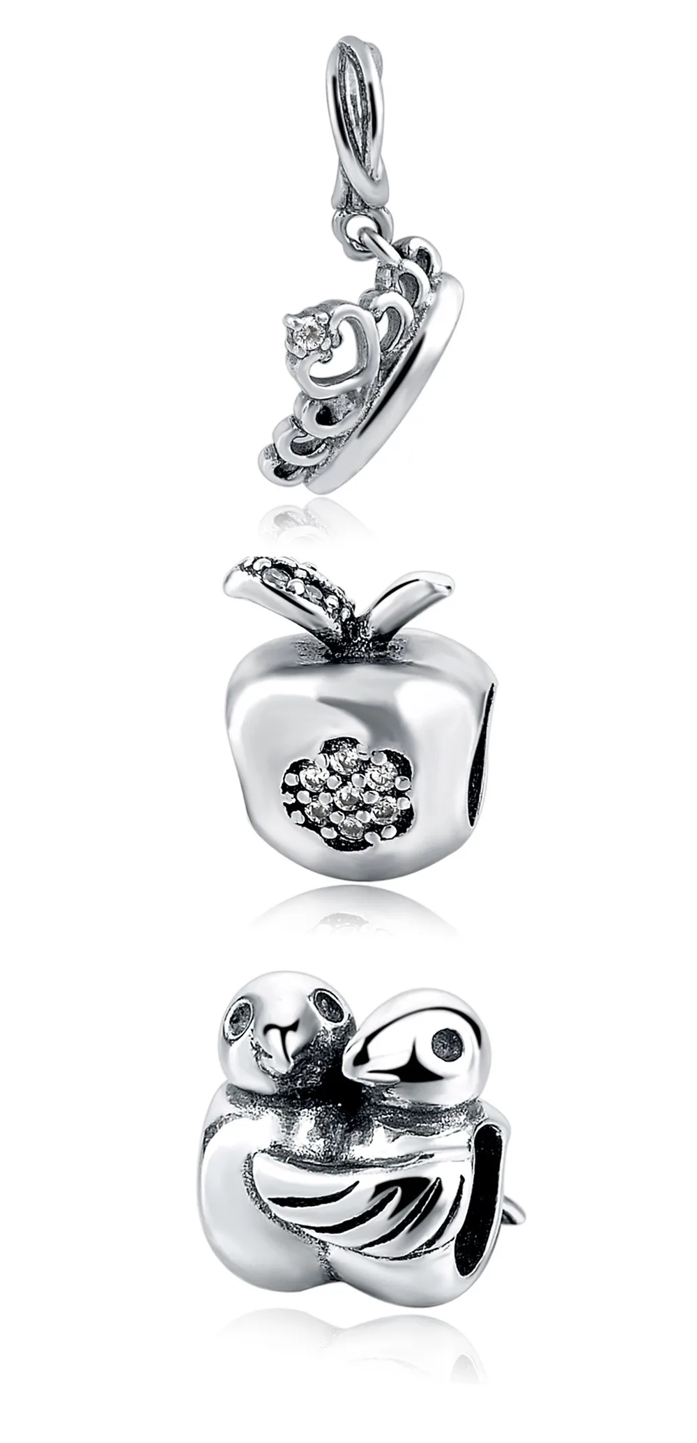 SG Новое поступление 925 серебро обезьяна птица Apple лошадь Бусины Fit Pandora Браслеты с подвесками для женщины ювелирные изделия Интимные аксессуары