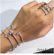 JaneKelly Роскошные Искрящиеся блестящие кубические серьги-подвески с Цирконом ожерелье тяжелые украшения для ужина Sst свадебные аксессуары для одежды