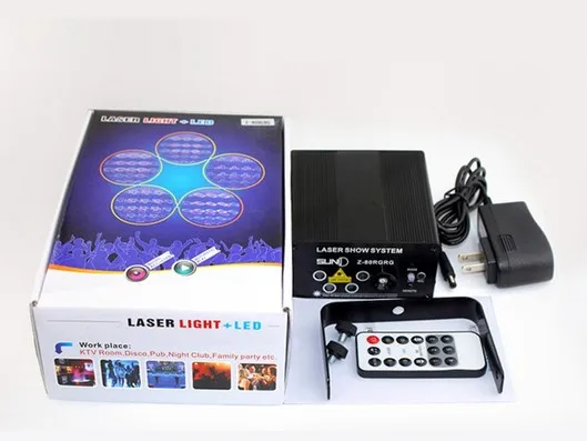 Светодиодный лазерный сценический прожектор 5 линз 80 узоров Мини светодиодный 3