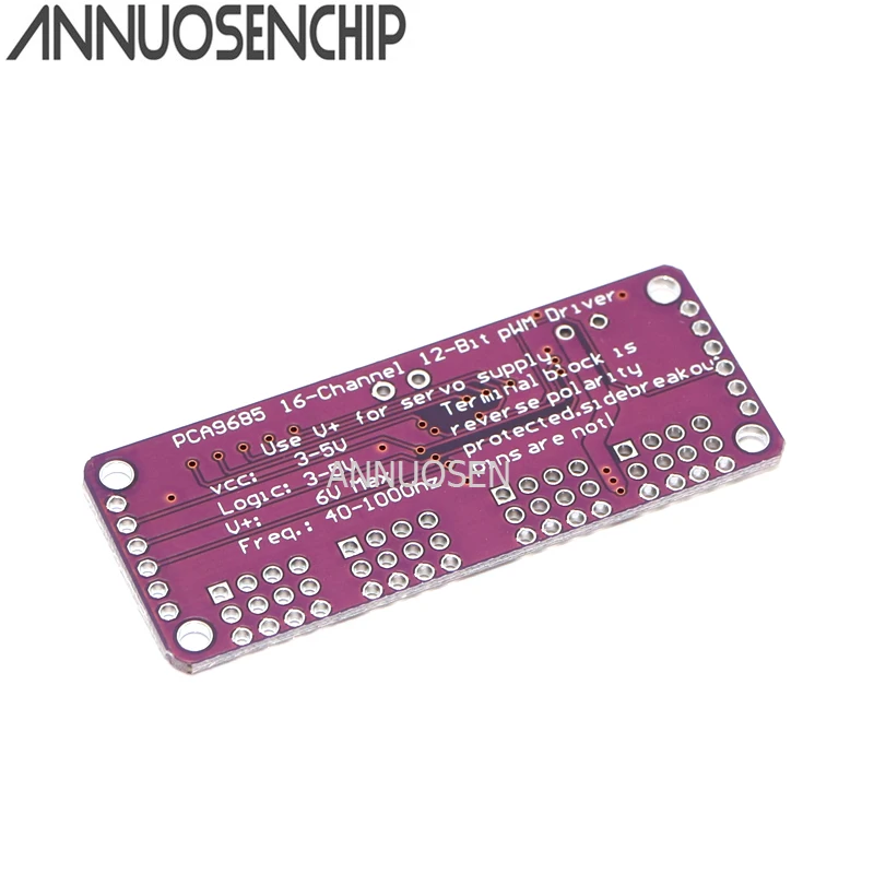 CJMCU PCA9685 16 канальный 12 битный PWM сервопривод I2C Модуль интерфейса контроллера