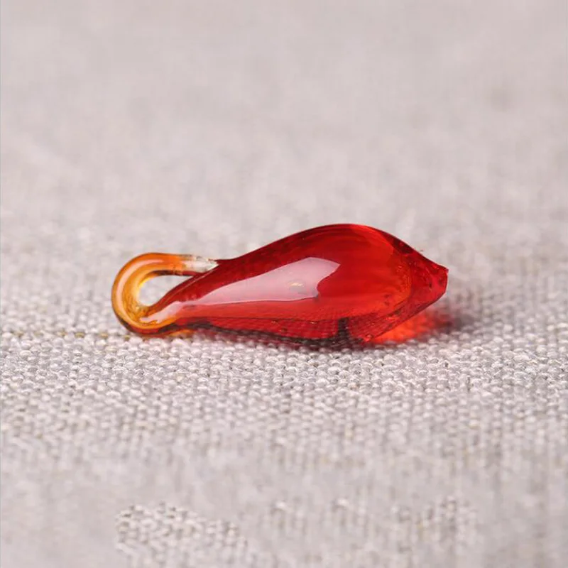 Оптовая продажа 10 шт./лот стеклянные бусины в форме капли муранские Подвески для