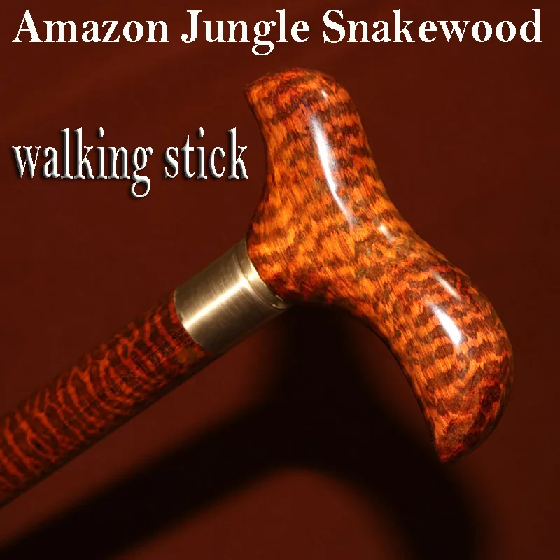 Trekking de Madeira Presentes de Natal Woodcraft Snakewood Equilíbrio Bengala Caminhadas Viagens Mountain Cane Decoração Coleções