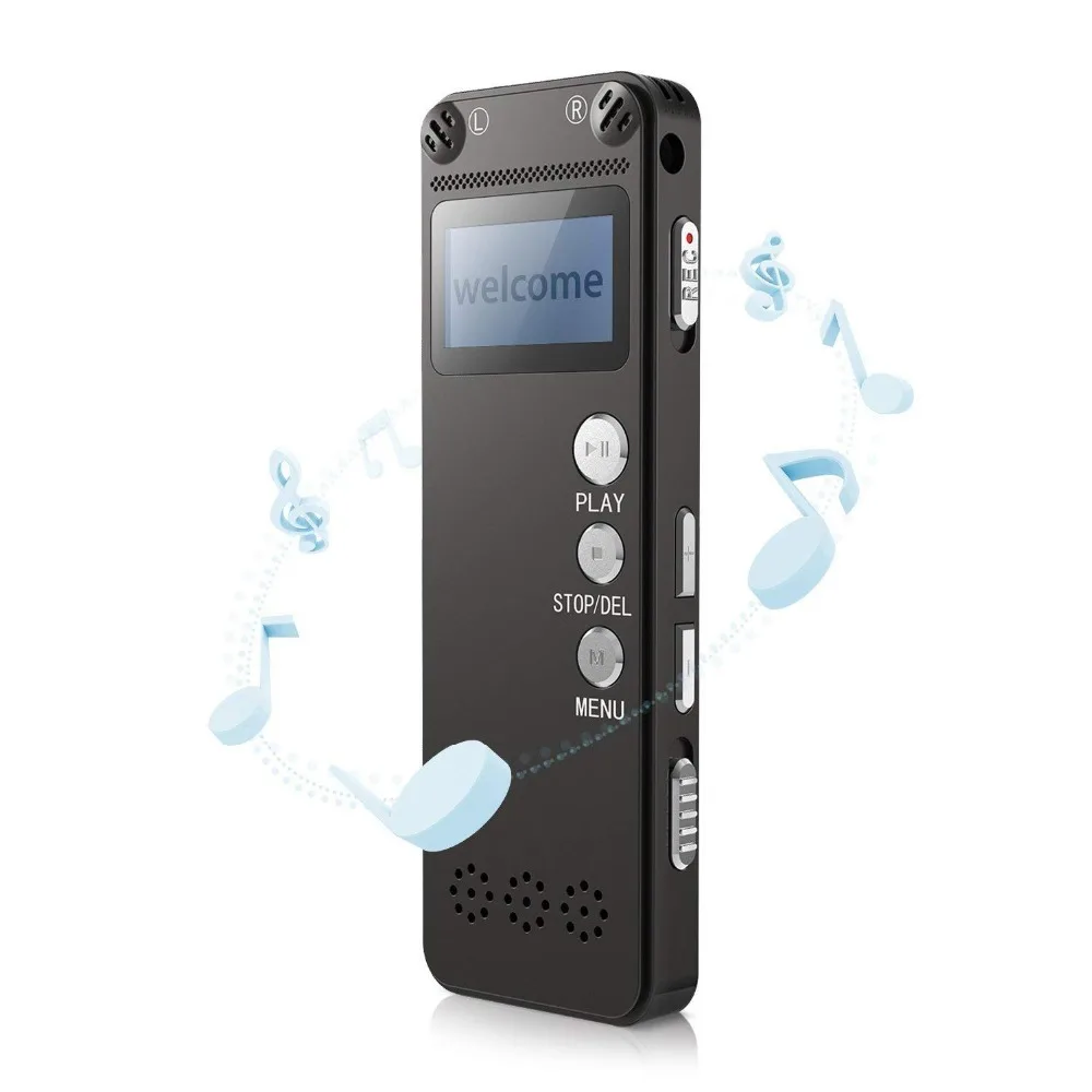 Диктофон Vandlion V31 цифровой с голосовой активацией MP3 плеер Портативный USB приводом
