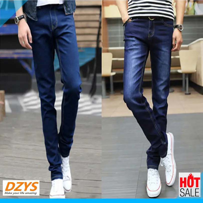 

DAYS Autumn winter stretch jeans men slimming small feet black casual straight cylinder autumn YS-YH pants